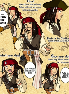 História One Piece e Jack Sparrow - Onde é que eu tô? - História ...