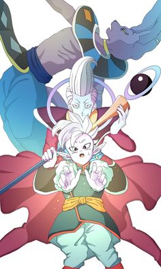 Fanfic / Fanfiction Broken Memories - God of the Destruction of the 7th Universe - Knowing the Supreme Kaioshins - Shin and Fuwa