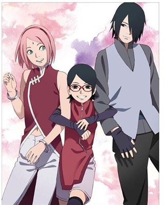 Filha do Sasuke e Sakura  Filho do sasuke, Sasuke, Sarada uchiha