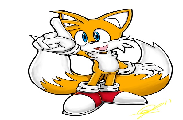 tails sonic voando