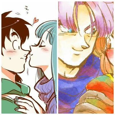 História Um amor proibido do futuro,Trunks é pan - Conversa de pai é filho.  - História escrita por retardado20018 - Spirit Fanfics e Histórias