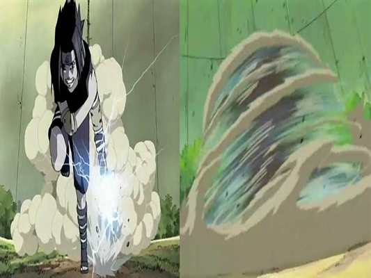 SASUKE UCHIHA VS ROCK LEE - SHARINGAN CONTRA PURO TAIJUTSU