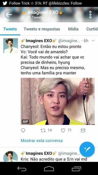 Fanfic / Fanfiction O Mundo Do K-pop - Channy (EXO)