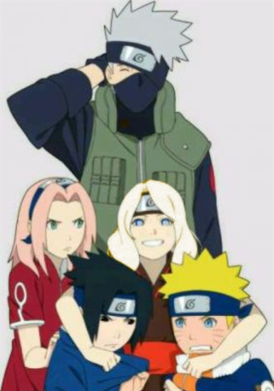 personagens  4 integrante do time 7-Naruto Classico, capítulo 1