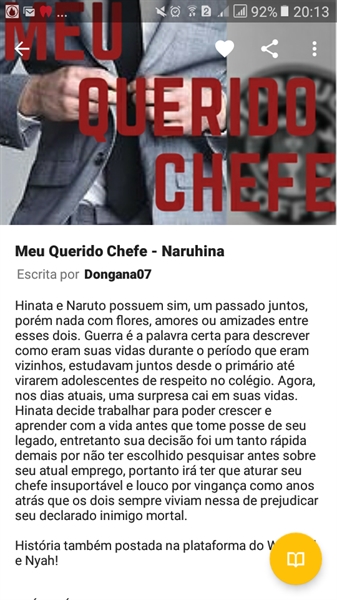 Fanfic / Fanfiction Uma Panda fanfiqueira - Esseser - Meu Querido Chefe - NaruHina