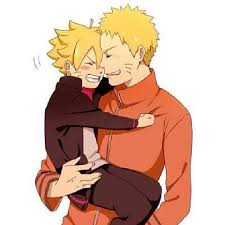 Naruto e boruto, pai e filho ♥