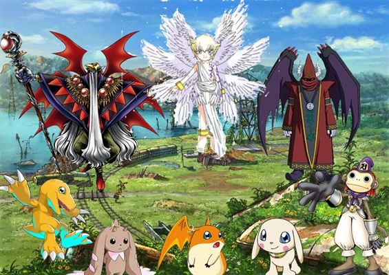 Os Três Digimons Arcanjos, (parte 2)