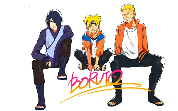 Essa É A Verdadeira Famía Naruto É O Pai, sasuke É A Mãe, Boruto E