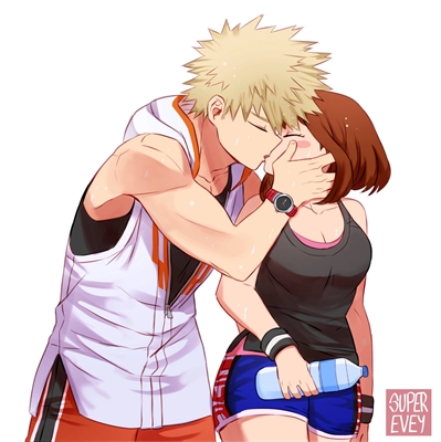 Fanfic / Fanfiction Simply Happens - Imagine Bakugou Katsuki (CANCELADA) - Beijo de "despedida"