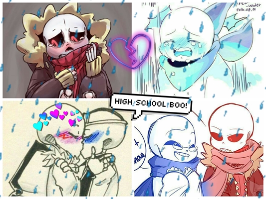 História Undertale: Escola das AUs - Horror Sans? - História escrita por  Bunearythebunny - Spirit Fanfics e Histórias