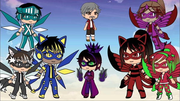 meus personagens com roupas diferentes versão gacha club - vilen e