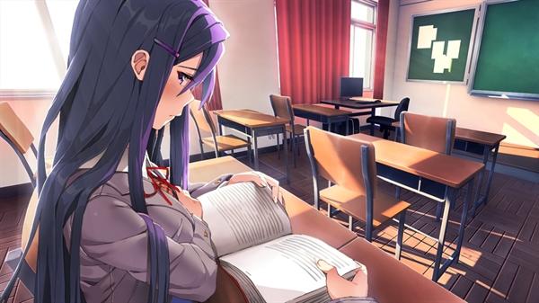 Obrigado à você for por ser uma parte do nosso clube de literatura! : DDLC