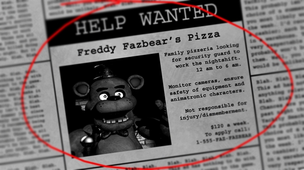 Fanfic / Fanfiction Five nights at Freddy's - A mordida de 87
