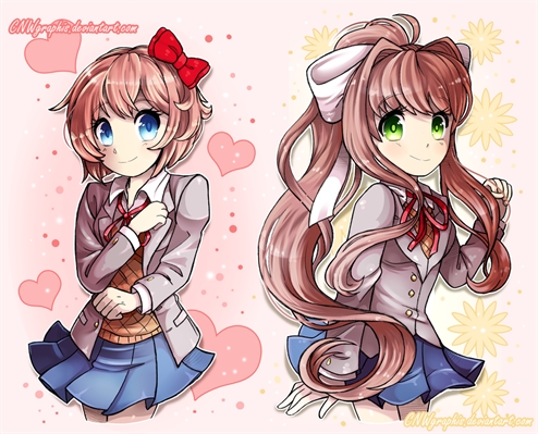 História Nuvem Adorável (Doki Doki Literature Club) - Personagens