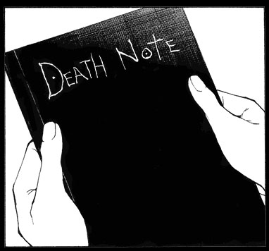 Absurdo! Death Note na mão de crianças!