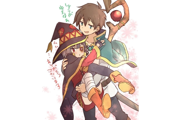 A Megumin voltou pra casa montada no Kazuma (Konosuba Dublado