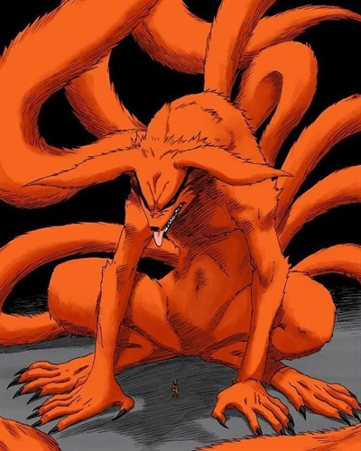 Naruto Uzumaki Virando o Demonia Da Raposa De Nove Caudas!…