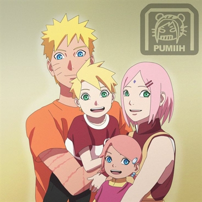 Para os Narusaku que tem curiosidade de saber como seria um filho dos  dois, esse é Shinachiku um personagem criado por fã para ser filho de Naruto  e Sakura, temos que admitir