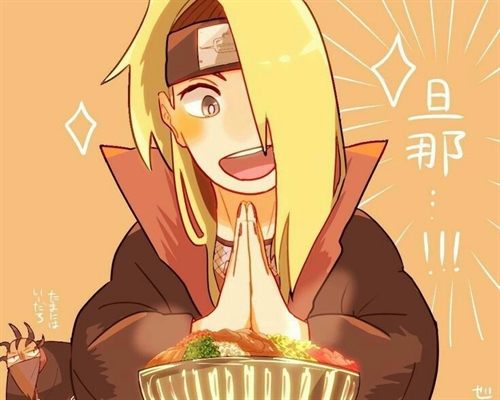 Topo de Bolo Deidara Akatsuki