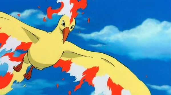 Os pokémon gophers estão na mesma imagem com um fundo de fogo e água.