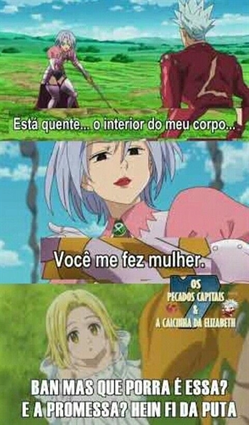 BAN E ELAINE PRIMEIRA VEZ VEJA COMO FOI!! NANATSU NO TAIZAI 4