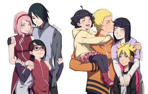 Nosso filho 😍  Anime família, Anime, Animes boruto