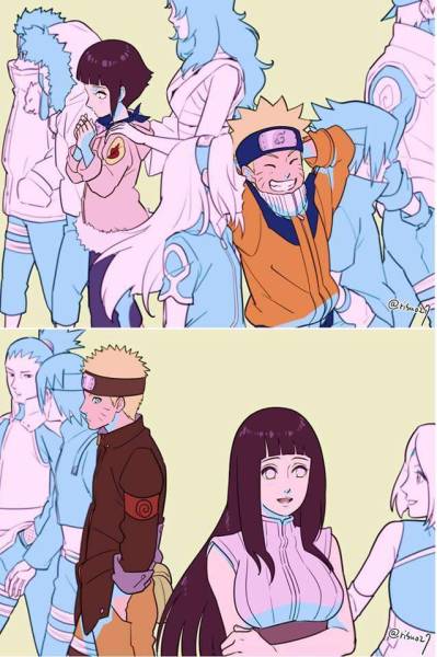 NaruHina Brasil - Por falar em relações de pai e filho, quem aí lembra de  Iruka desesperado achando que Naruto fez Hinata chorar?! ❤ A carinha e  gargalhada da Hinata depois como