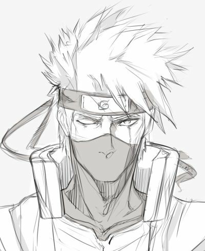 meus desenhos (no papel) - Kakashi Hatake - Naruto - Wattpad