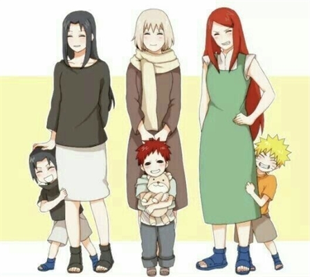 Naruto,Hinata,Sasuke e Sakura reagindo seus filhos°• 