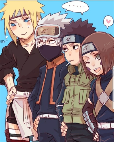 Kakashi obito e Rin acompanha a infância deles!