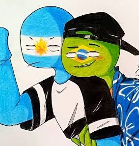 Countryhumans brazil x argentina 