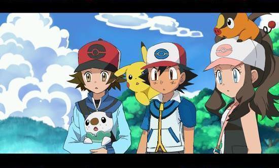 A Equipe de Ash em Unova