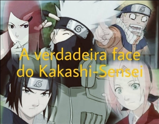 naruto tentando ver o rosto de kakashi