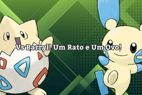 Fanfic / Fanfiction Pokémon Jade: Aventuras em Kalre - Cap 9: Vs Barryl! Um Rato e Um Ovo!
