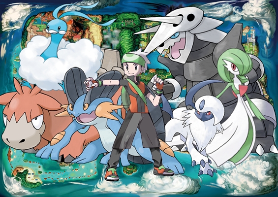 História Pokémon Mega Esmeralda-Jornada por Hoenn - História escrita por  Markab - Spirit Fanfics e Histórias