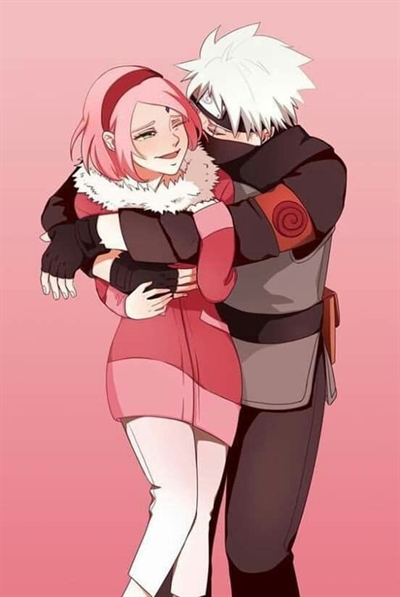 Desenho de naruto hokague e sakura e kakashi pintado e colorido