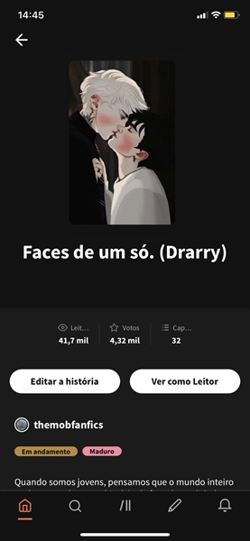 Fanfic / Fanfiction Faces de um só. (Drarry) - Aviso!!!!