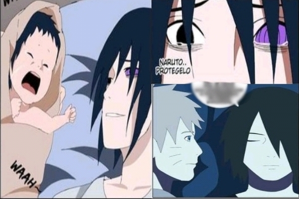 História Menma: Filho de Naruto e Sasuke. - História escrita por