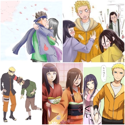 Naruto mostra para Hinata seu primeiro filho