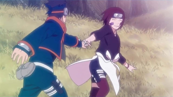 Fanfic / Fanfiction Naruto reagindo ao futuro - Obito e Rin
