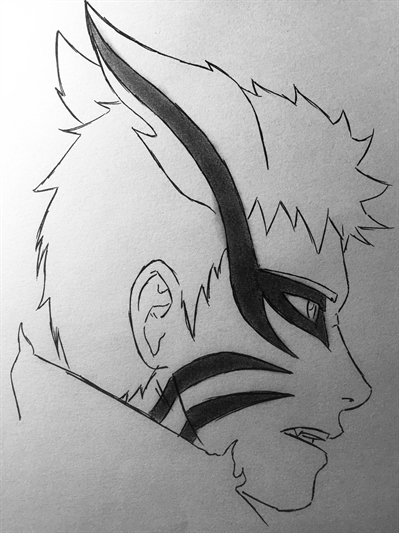 Como Desenhar o BORUTO modo Karma 