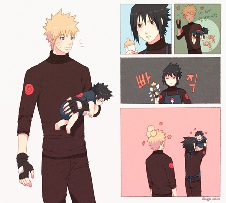 olha como seria o filho do sasuke e do naruto #Menma Namikaze, pfvr co