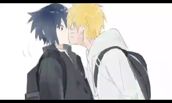 Fanfic / Fanfiction Para sempre você! (SasuNaru ) - O beijo ?