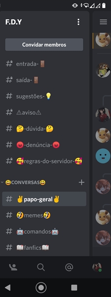 Eu vou fazer um servidor do discord