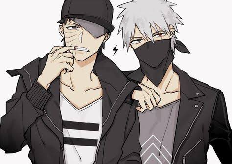 Obito e Kakashi - Desenho de fuckey - Gartic