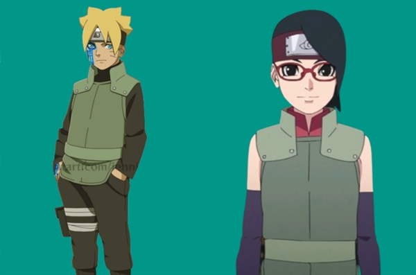 Desenhando Boruto, Sarada e Mitsuki - Full Power 