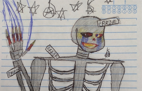 História Underverse frisk - Nightmare Sans História - História escrita por  undertalezkex - Spirit Fanfics e Histórias