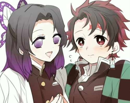 Hj fiz uma edit do tanjiro e outra da shinobu, acho q nem preciso explicar  mas p qm ñ sabe, tanjiro é um caçador de onis, ele tem uma irmã chamada  nezuko