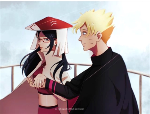 Fanfic / Fanfiction (Borusara)Sempre foi você Boruto e Sarada - O noivado