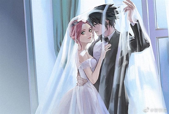 Casamento de Sasuke e Sakura. #fy #sasusaku